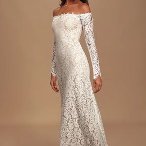 Lulu’s White Lace Dress